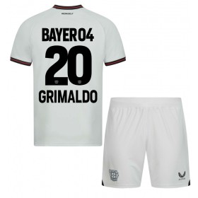 Bayer Leverkusen Alejandro Grimaldo #20 Auswärtstrikot 2023-24 Kurzarm (+ kurze hosen)